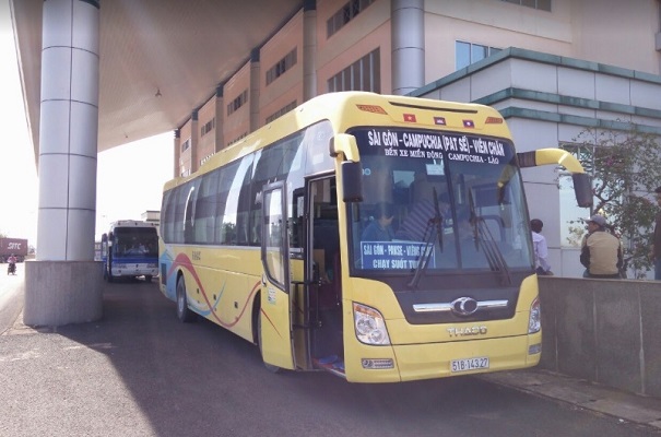 Bus Ho Chi Minh City to Vientiane